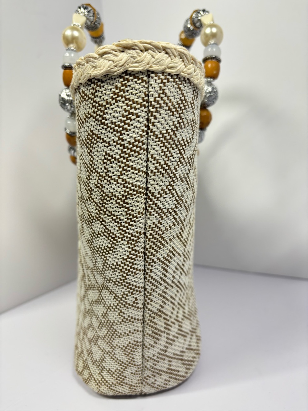 ✨Cappelli Straworld Wh Bead Handle Bag - Picture 10 of 15